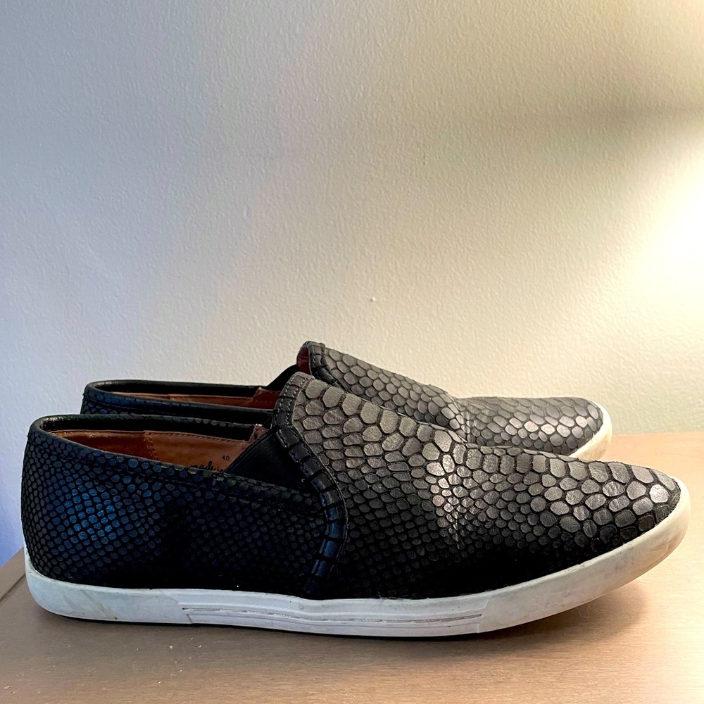 Joie snake skin slip on sneakers. Size 40